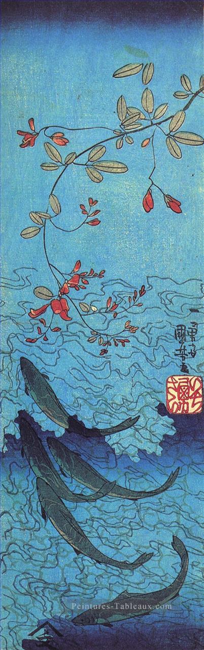 requins Utagawa Kuniyoshi ukiyo e Peintures à l'huile